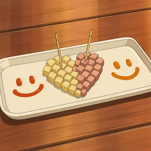 Entrante de jamón y queso